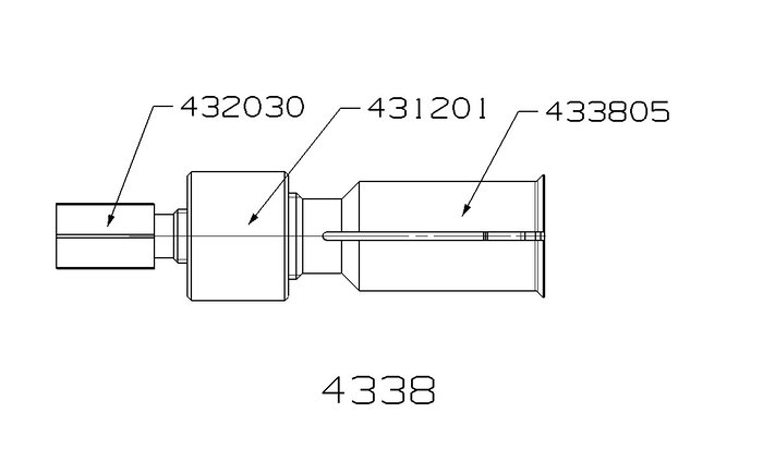 Pince Complète Pour Prise Intérieure Forza 38-45 Pince Complète Pour Prise Intérieure Forza 38-45